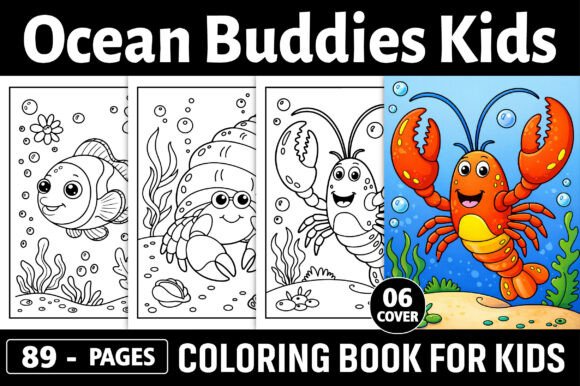 Download Ocean Buddies Kids Coloring Book - K Collection