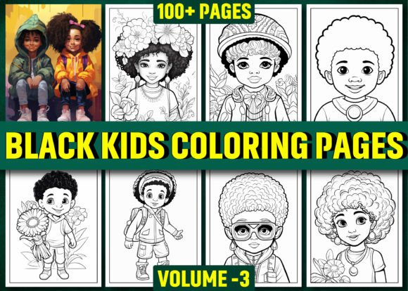 Download 100 Black Kids Coloring Pages for Kids - K Collection