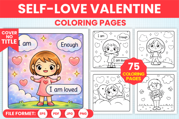 Download Self-Love Valentine Coloring Pages - Coloring Collection