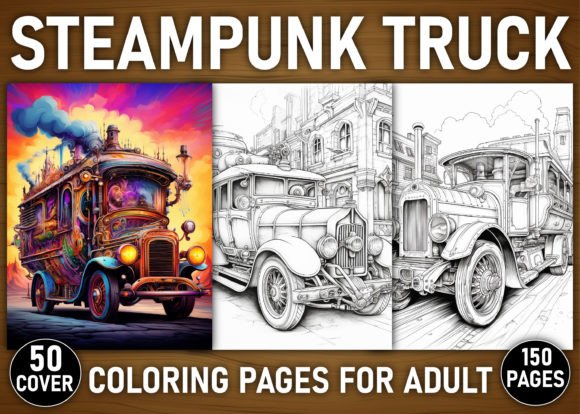 Download 150+ Steampunk Truck Coloring Pages - K Collection