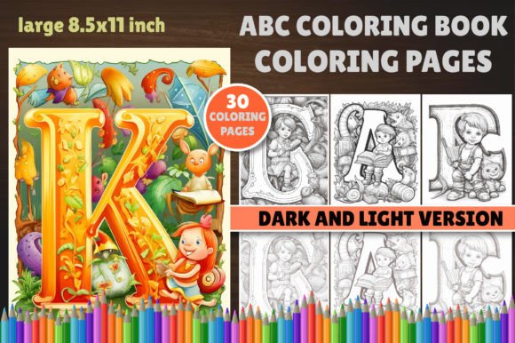 Download ABC Coloring Book - K Collection