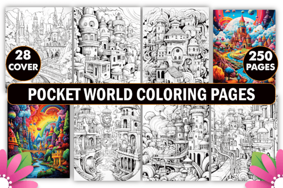 Download Pocket World Coloring Pages for Adults - K Collection