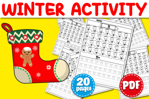 Download Number Writing Practice for Kids 1-20 - K Collection