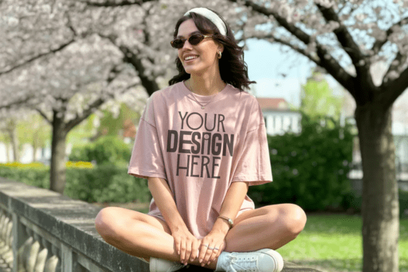 Download Comfort Colors 1717 Blossom T-Shirt Mock - K Collection