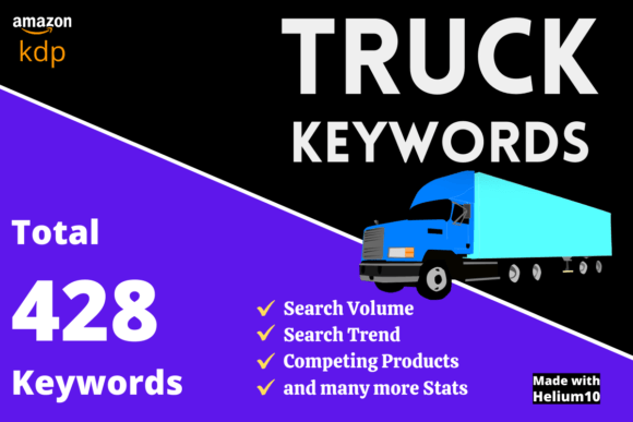Download Truck Keyword List for Amazon Kdp - K Collection