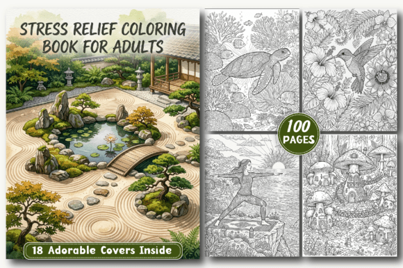 Download Stress Relief Coloring Pages for Adults - Coloring Collection
