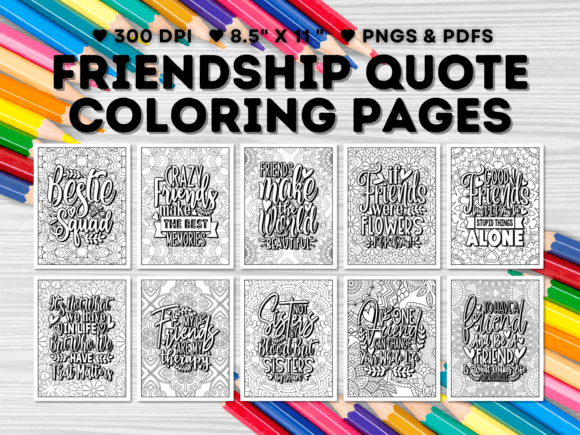 Download 15 Friendship Quote Coloring Pages - Coloring Collection