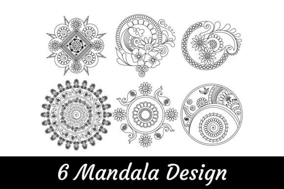 Download Mandala KDP Coloring Book Interior Set - K Collection
