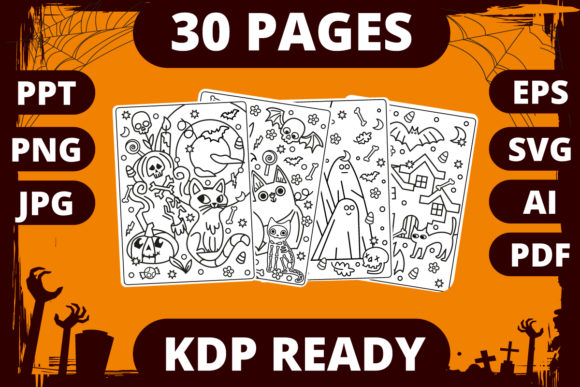 Download KDP | Halloween Coloring Book for Kids 1 - K Collection