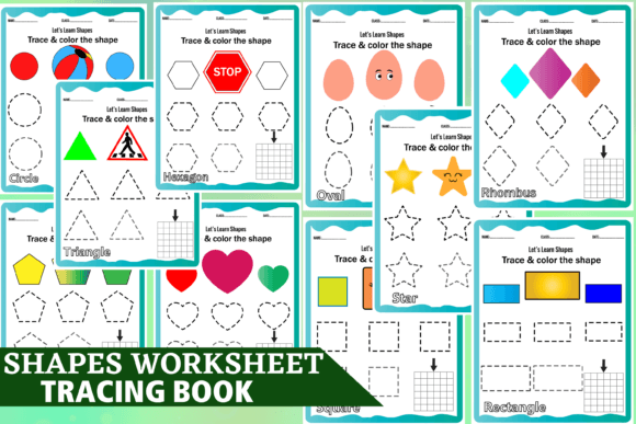 Download Shapes Activities Worksheets - K Collection