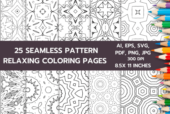 Download RELAXING PATTERN COLORING PAGES INTERIOR - Coloring Collection