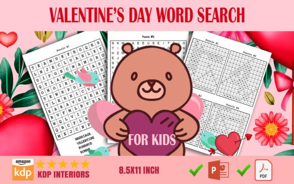 Download Valentine's Day Word Search for Kids - K Collection