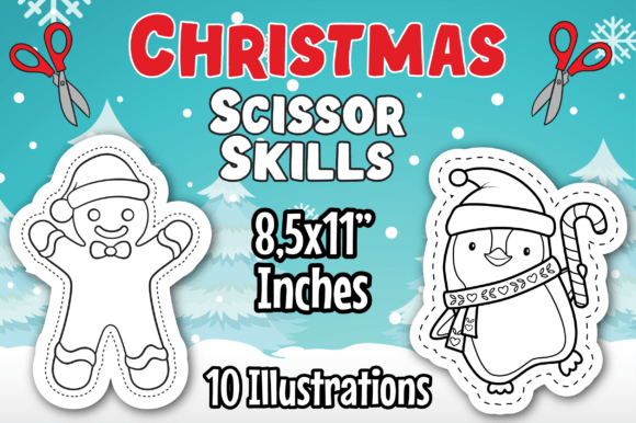 Download Christmas Scissor Skills Activity Book - K Collection