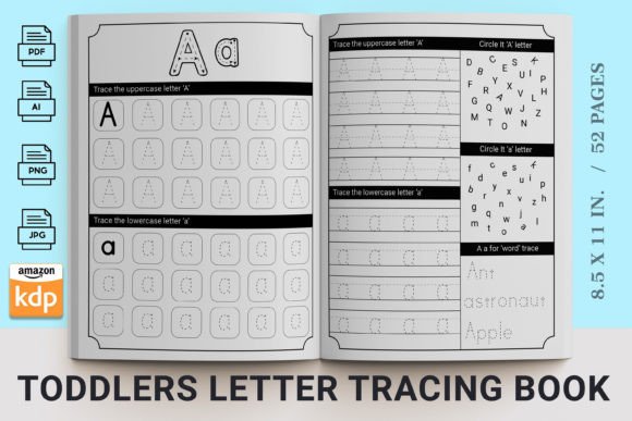 Download Toddlers Letter Tracing Book-KDP - K Collection