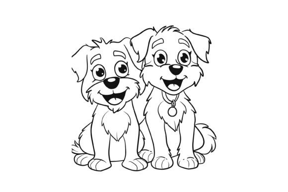 Download Cute Fuzzy Friends Animals Coloring Page - Coloring Collection