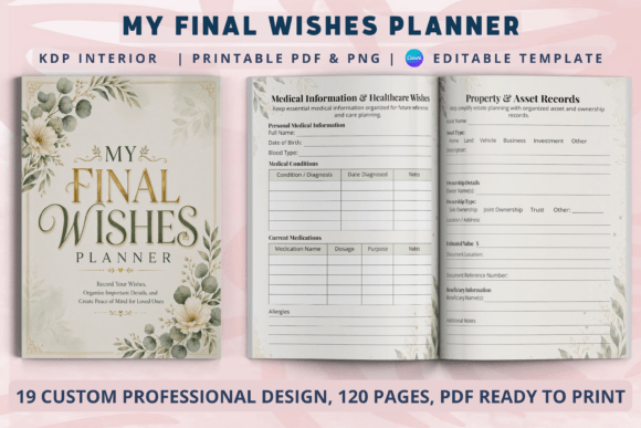 Download My Final Wishes Planner | KDP Interiors - K Collection