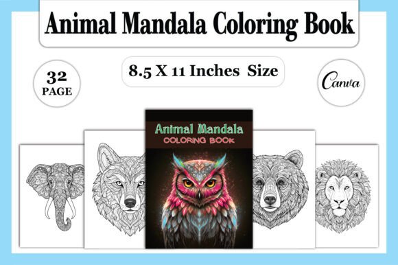 Download 🐾 Animal Mandala Coloring Book - K Collection