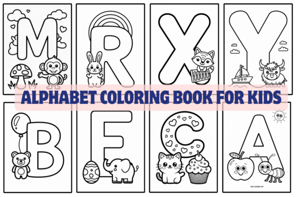 Download Alphabet Coloring Book Pages - K Collection