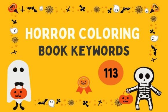 Download Horror Coloring Book Keywords - K Collection