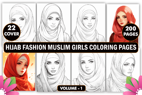 Download Hijab Fashion Muslim Girls Coloring Book - K Collection