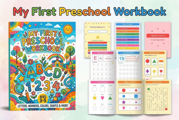 Download Preschool Learning Workbook - K Collection
