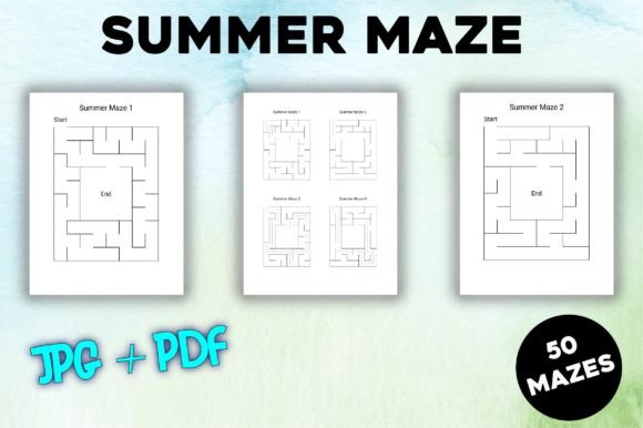 Download Summer Mazes Puzzle Book - K Collection