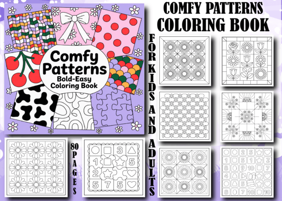 Download Comfy Patterns Coloring Book for Adults - K Collection