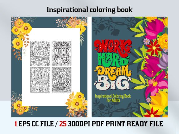 Download Inspirational Coloring Book for Adults - K Collection