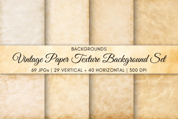 Download Vintage Paper Texture Background Set - K Collection