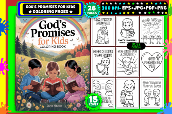 Download God's Promises for Kids Coloring Pages - K Collection