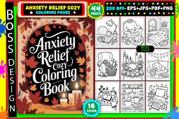 Download Anxiety Relief Cozy Coloring Pages - Coloring Collection