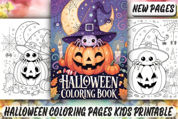 Download Halloween Coloring Pages Kids Printable - K Collection