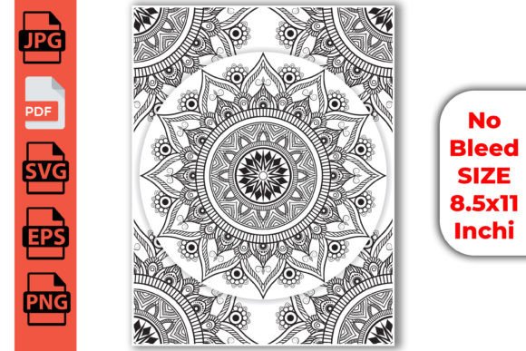 Download Monochrome Mandala Colouring Pages KDP - K Collection