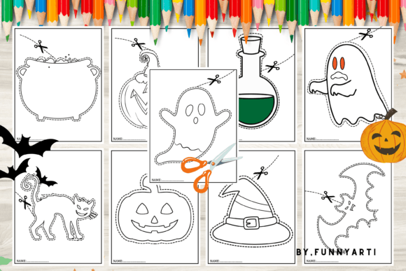 Download Halloween Scissor Skills - K Collection