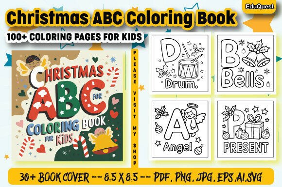 Download Christmas ABC Coloring Book for Kids - K Collection