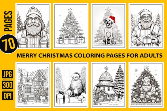 Download Merry Christmas Coloring Pages for Adult - Coloring Collection