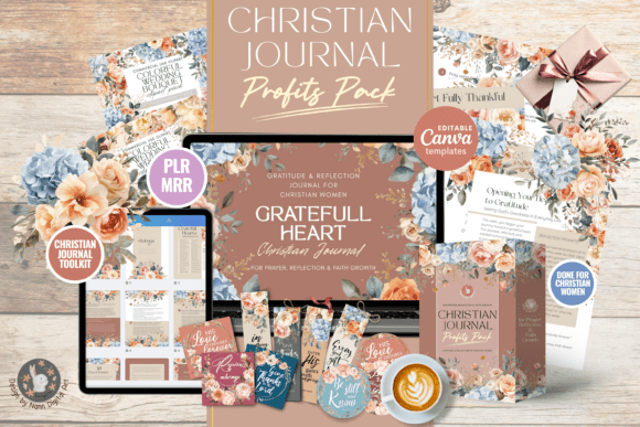 Download Gratitude Journal Template Profits Pack - K Collection