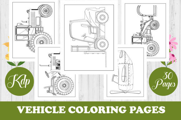 Download Vehicle Coloring Pages for Kids - K Collection