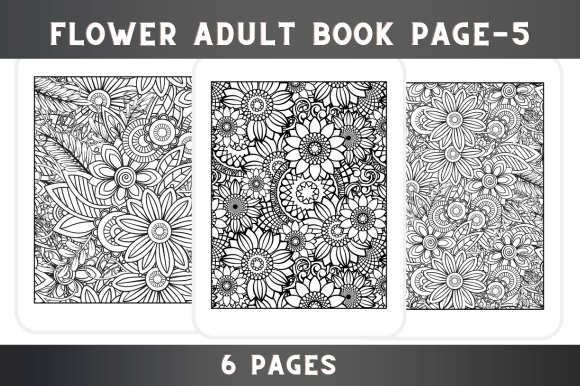Download Flower Adult Book Page -5 - K Collection