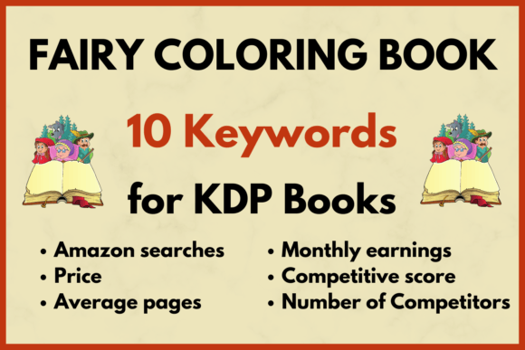 Download Fairy Coloring Book KDP Keyword Research - K Collection
