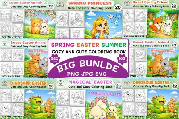 Download Cozy Coloring Book Big Bundle - K Collection