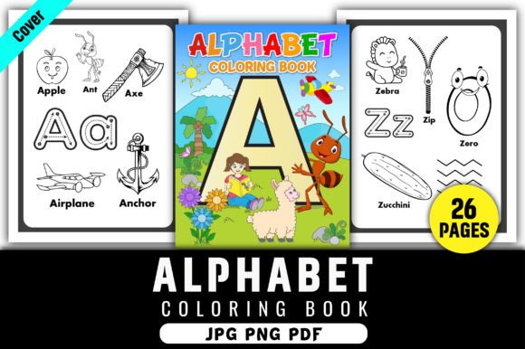 Download ABC Alphabet Coloring Pages for Kids - K Collection