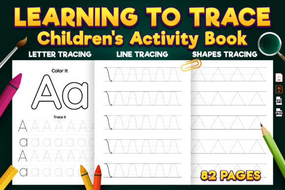 Download Learning to Trace Kids Activity Book-Kdp - K Collection