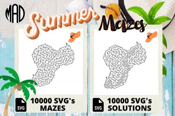 Download SUMMER HAT SHAPED MAZES - KDP SUMMER - K Collection