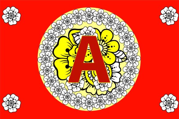 Download Floral Alphabet, a Letter Coloring Book - K Collection