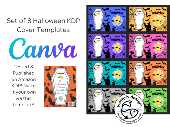 Download Amazon KDP Halloween Coloring Book Cover - K Collection