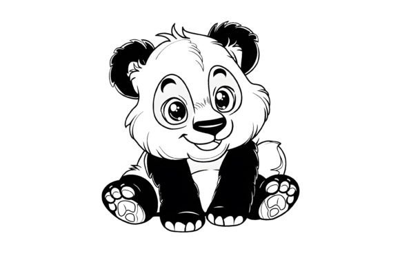 Download Panda Coloring Page for Kids - K Collection