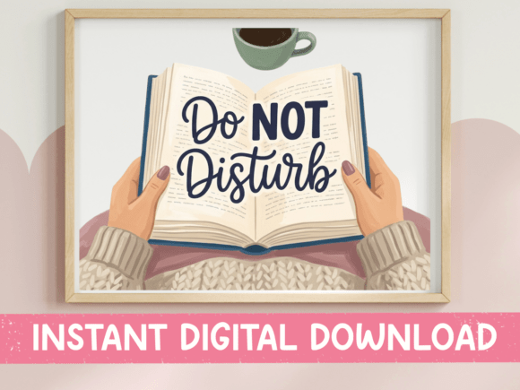 Download Do Not Disturb Reader Book Design - K Collection