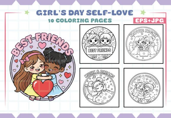 Download Girl’s Day Self-Love Coloring Pages - Coloring Collection