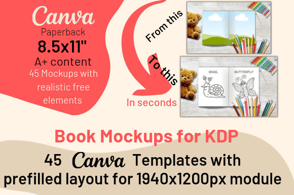 Download KDP Book Mockup Template - K Collection